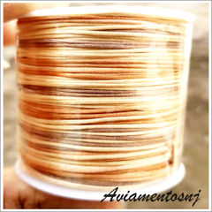 Fio de seda Cor Castanho 1.0mm