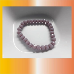 Fio Cristal Tamanho 8mm 28pçs Cod.002 Leitoso Lilas
