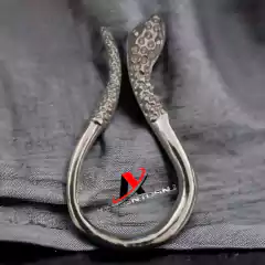 Fivela de Metal Modelo Serpente sem passante cor dourado ou prata pacote com 6 pçs