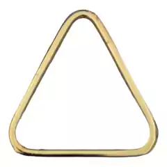 Fivela Metal Qualidade Zamak Modelo Triangulo Cor dourado ou prata pacote com 6pçs