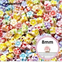 Entremeio Flor Para Pulseiras 100 Uni.