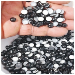Meia Pérola Tamanho 8mm 20gramas Preto
