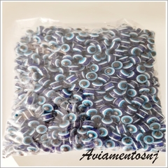Bolinha Miçanga Olho Grego Para Artesanato - 10mm - 500G