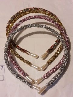 4 Tiara com Tubo Strass - comprar online
