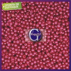 Perola Inteira Com Furo Passante Tamanho 03mm Em Abs Pacote Com 500g