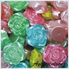 Rosa Passante ABS Tamanho 20mm Pacote com 10uni.