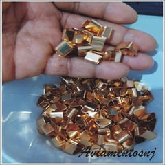 Terminal em "U" para alça de Chinelo - 14x9mm - Dourado - comprar online