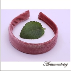 Tiara de Veludo sem Dente 30mm - comprar online