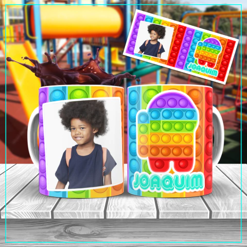 Caneca Porcelana POP IT FOTO III