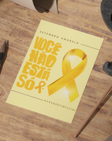 Cartão Agradecimento - Setembro Amarelo II - comprar online