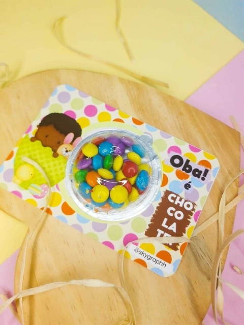 Cartão com Confete Páscoa