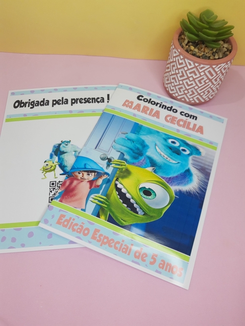 Livro de colorir Monstros