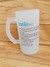 Caneca Chopp em vidro Jateado Irmão
