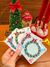 Cartão com bala NATAL azul - comprar online