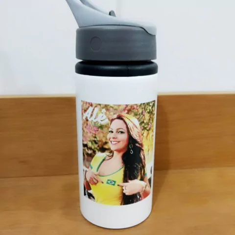 Squeeze alumínio Sport personalizado com foto