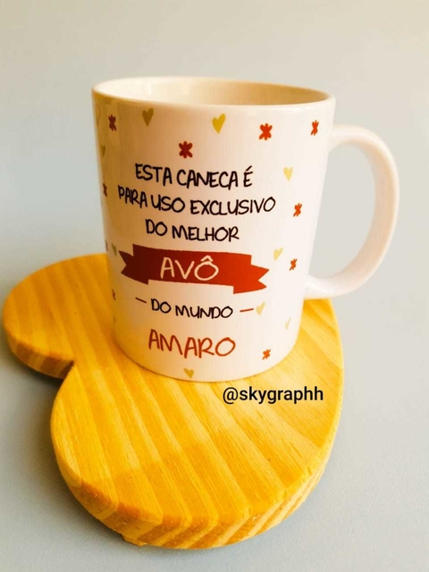 Caneca Porcelana vô