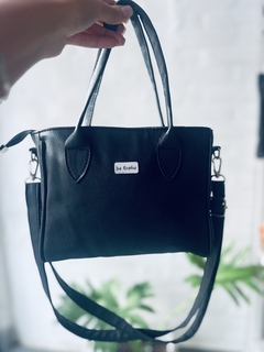 Mini bag black doble correa - Las Rositas accesorios