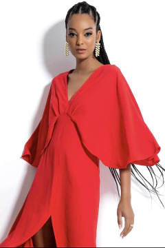 VESTIDO MANGA AMPLA AVERARA - comprar online