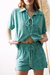 Camisa Atoalhada Lunar Verde - comprar online