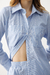 Camisa Listrada Azul