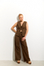 Colete Linho Leveza Marrom - comprar online