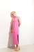Vestido Linho Ritmos Rosa