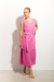 Vestido Linho Ritmos Rosa - Comodità