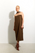 Vestido/Saia Linho Marrom - loja online