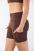 Shorts Essential Bolso Marrom - loja online