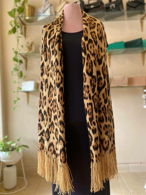 PASHMINA PRINT BEIGE - comprar online