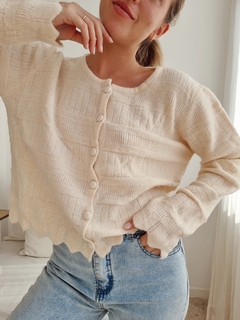 Sweater cardigan Importado Megan gris en internet