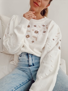 Sweater importado Holly natural - comprar online