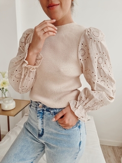 Sweater importado Millie off white - tienda online