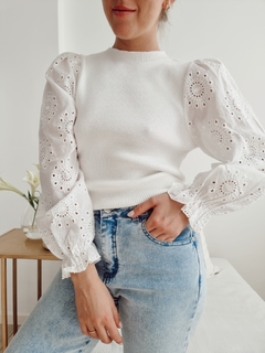 Sweater importado Millie off white en internet