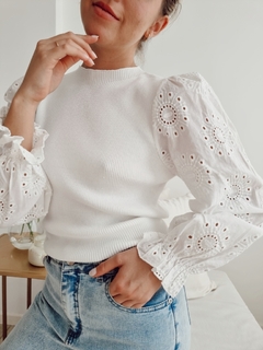 Sweater importado Millie off white - comprar online