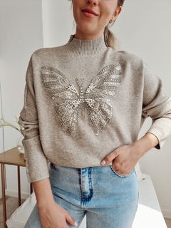 Sweater importado Lumiere natural - SOFI DEMMER - MAGNA