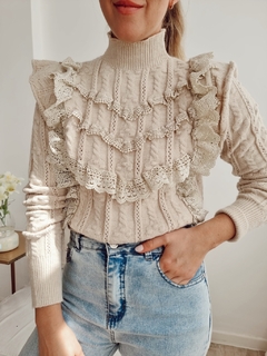 Sweater importado Sophie off white - tienda online