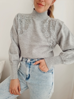 Sweater importado Hasel gris - comprar online