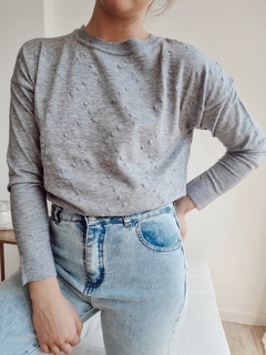sweater dots vison