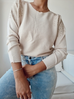 Sweater importado Amara natural - tienda online