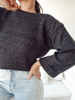 sweater over lurex natural - SOFI DEMMER - MAGNA
