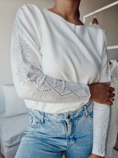 Sweater importado Ivy off white - SOFI DEMMER - MAGNA