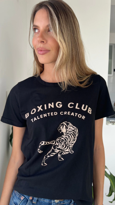 Remera tiger negra - comprar online