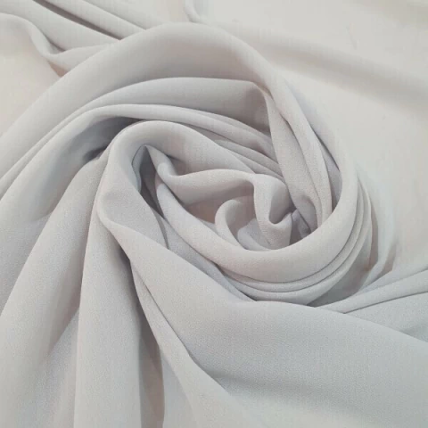 MUSELINA CREPE GRIS PERLA