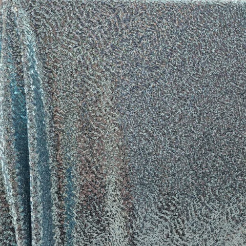 PAILLETE BORDADO ancho1.50 TURQUESA