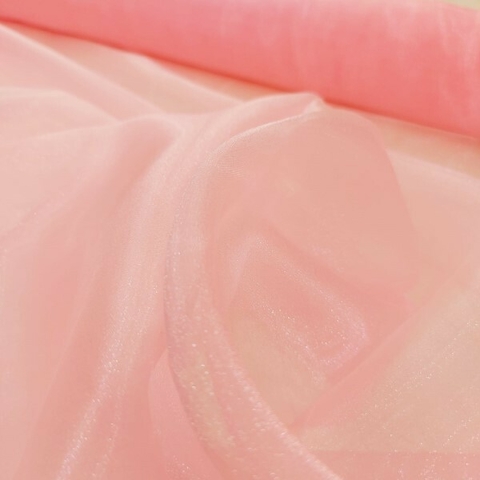GASA CRISTAL ORGANZA ancho1.50 ROSA CHICLE