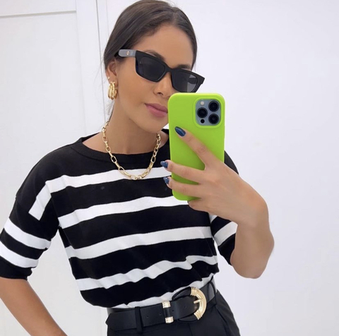 Blusa Gilda Listrada - comprar online