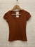 Blusa Meia Manga Canelada - loja online