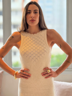 (PRÉ - VENDA) VESTIDO ESCAMA CANELADO ZURI - comprar online