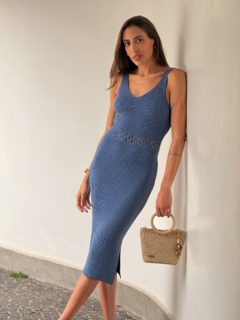 (PRÉ - VENDA) VESTIDO CANELADO MARI - comprar online